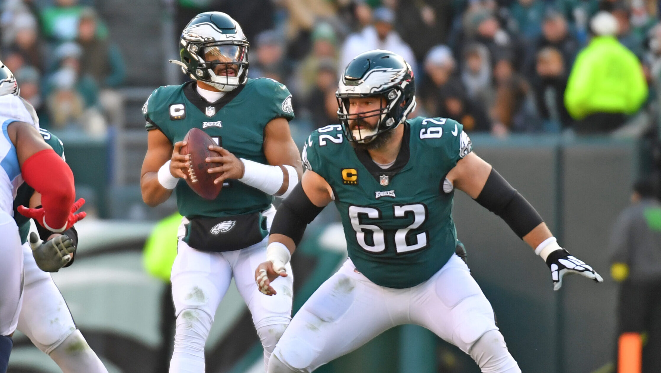 Philadelphia Eagles Jalen Hurts Jason Kelce