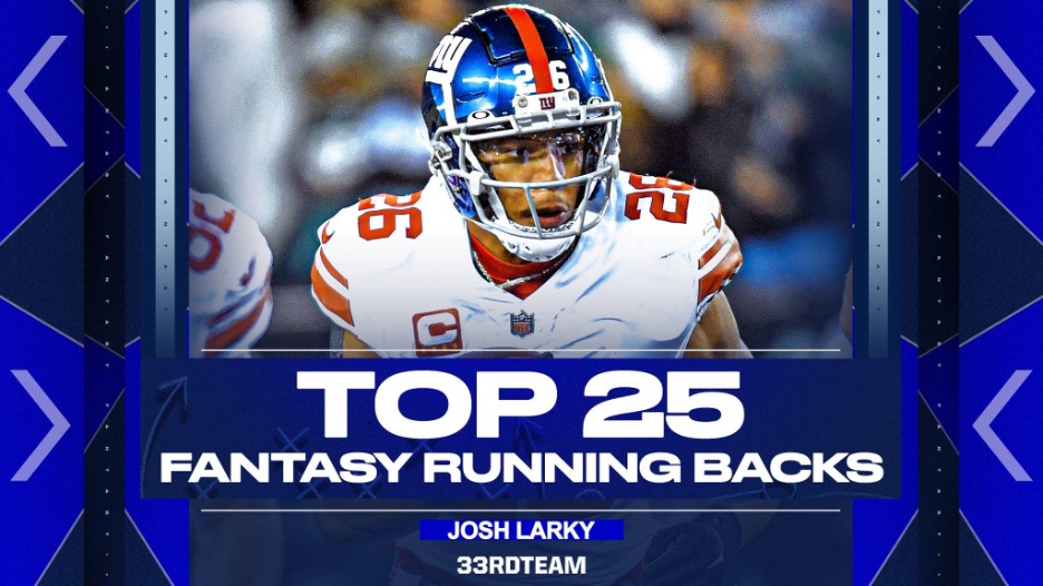 Top 25 Fantasy Football Running Backs of 2023