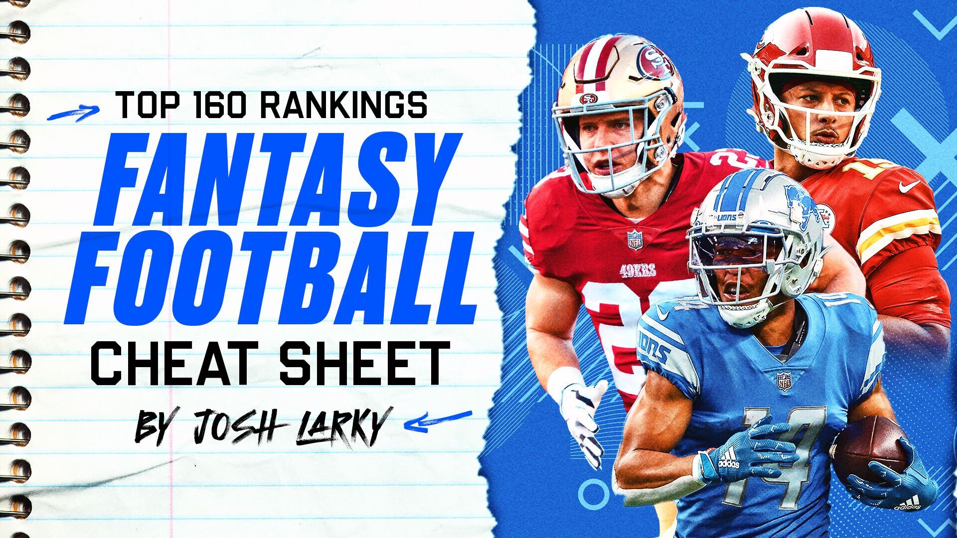 fantasy draft rankings cheat sheet