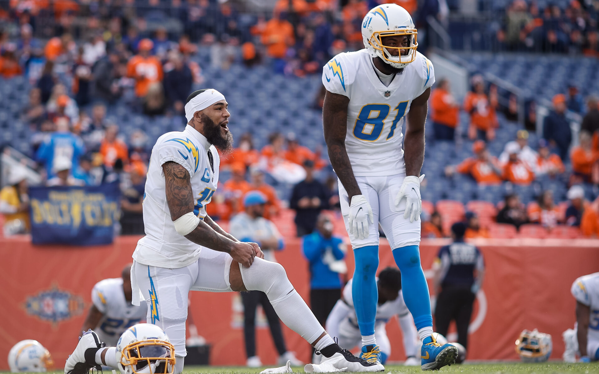 Los Angeles Chargers WRs Keenan Allen and Mike Williams