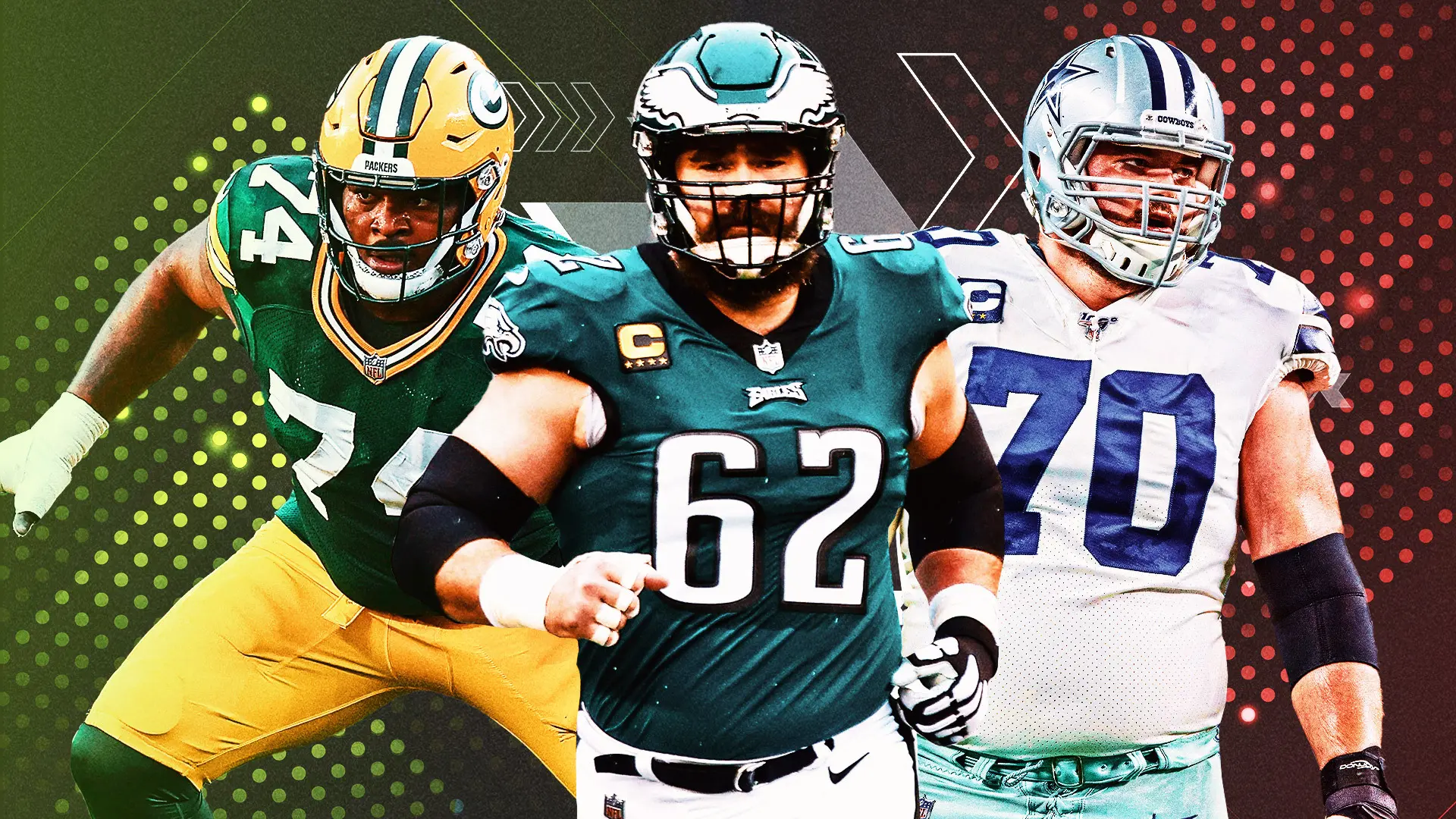 PFF names the Eagles' offensive line as the best of 2017