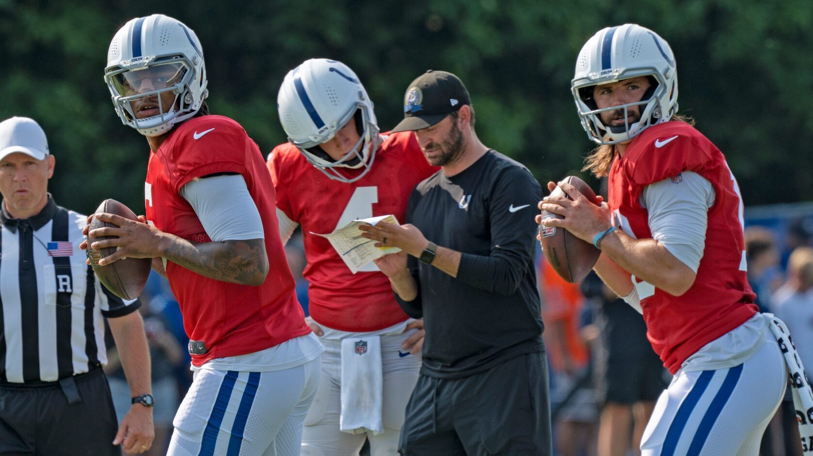 Indianapolis Colts quarterbacks Anthony Richardson