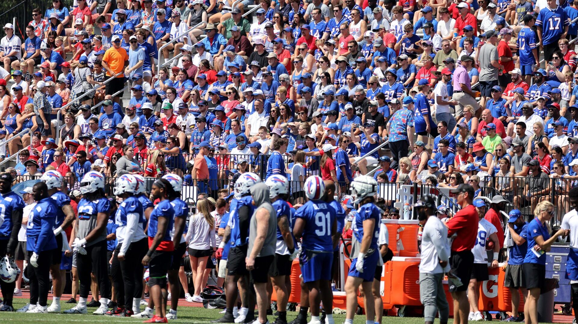 Buffalo Bills Training Camp Fans