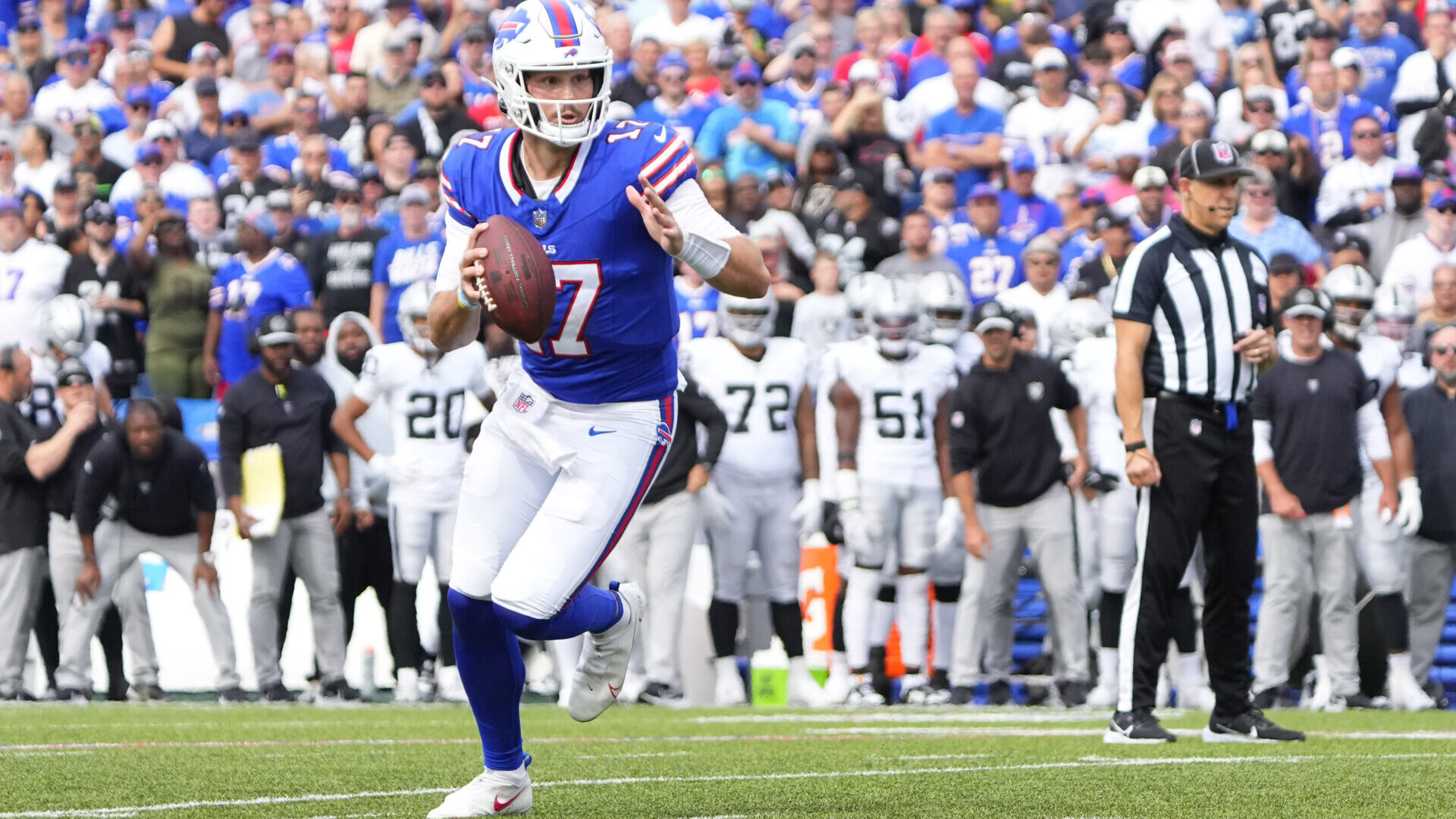 Buffalo Bills quarterback Josh Allen