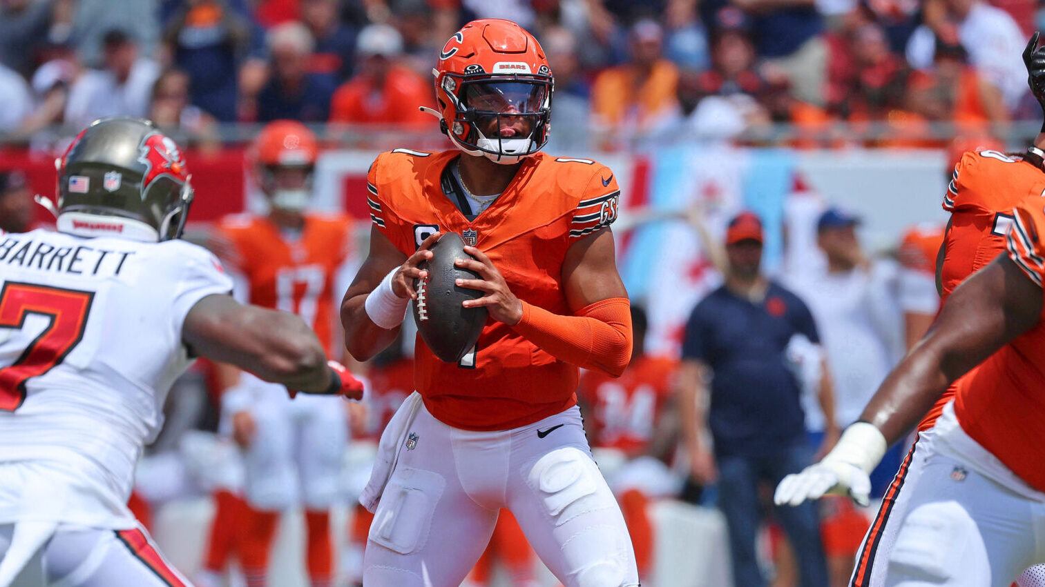 Chicago Bears quarterback Justin Fields