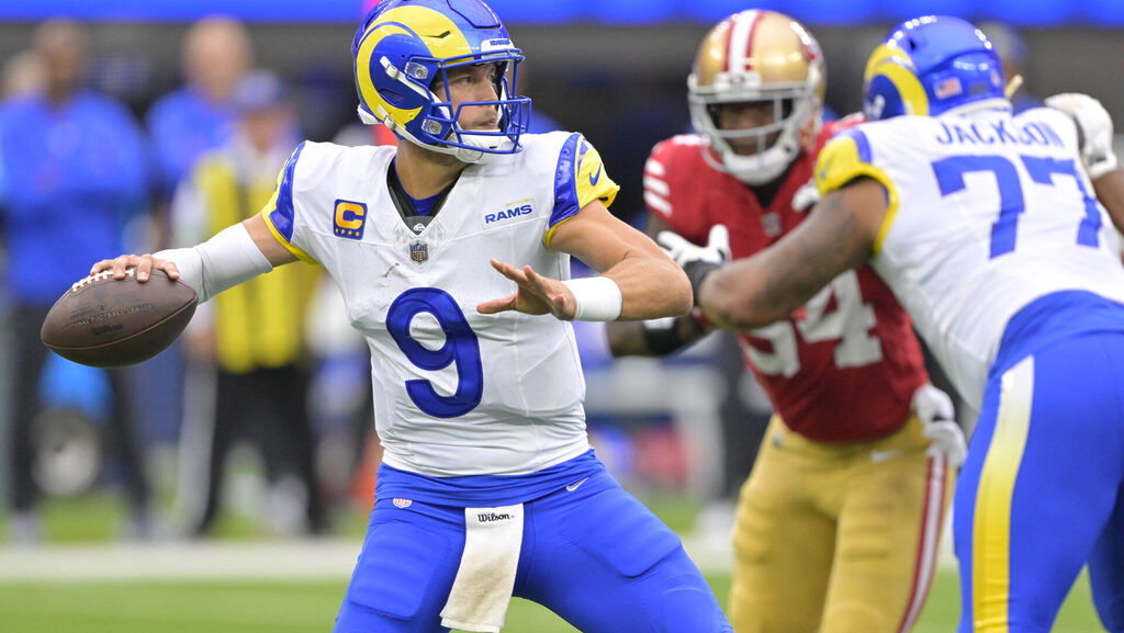 Los Angeles Rams quarterback Matthew Stafford