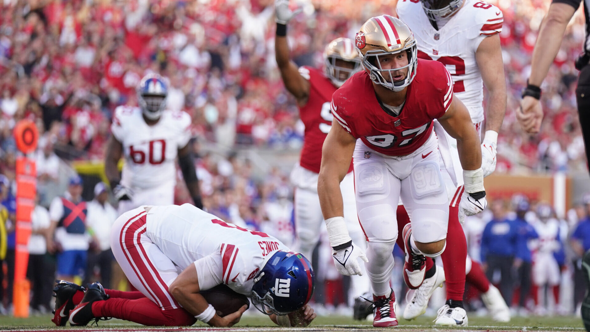 San Francisco 49ers defensive end Nick Bosa