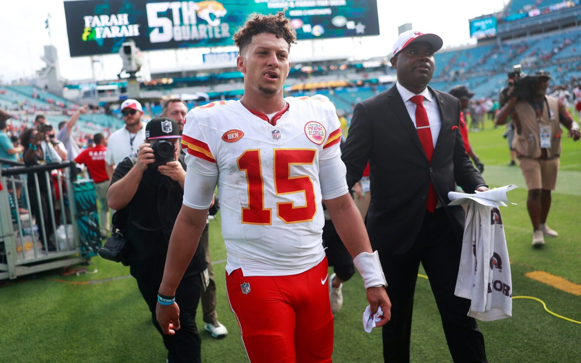 Kansas City Chiefs quarterback Patrick Mahomes 