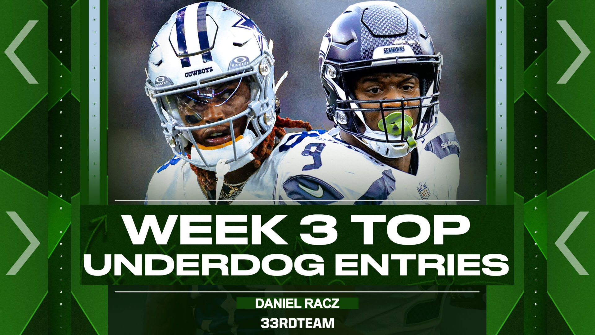 2023 NFL Week 3: Top Underdog Higher, Lower Entries to Consider