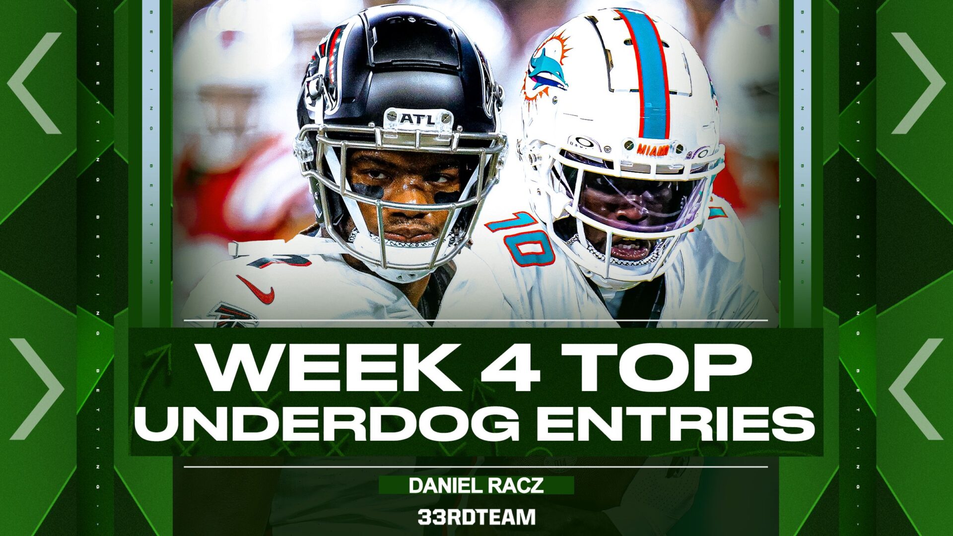 2023 NFL Week 4: Top Underdog Higher, Lower Entries to Consider