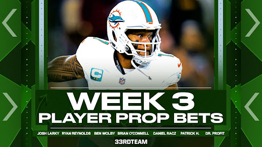 NFL Week 3 Player Prop Bets: Analysis, Predictions, and Odds Comparison -  BVM Sports
