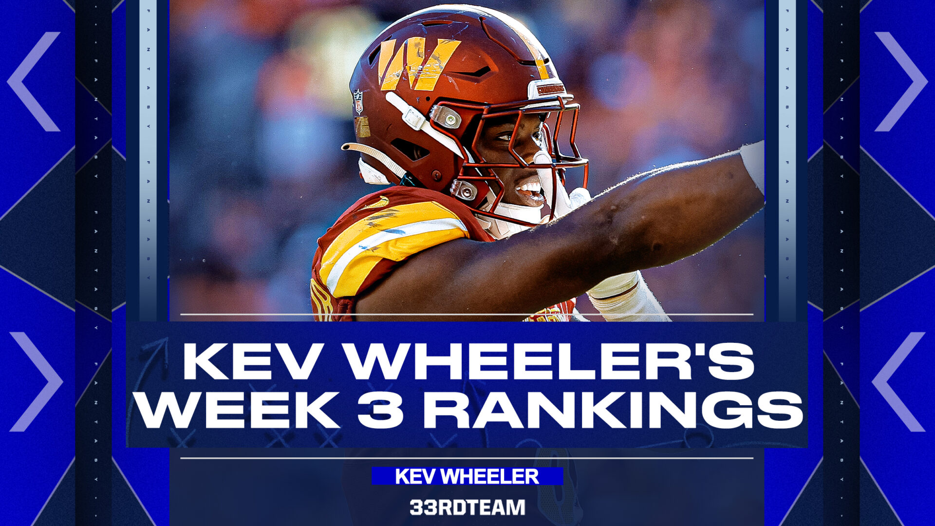Kev Wheeler’s 2023 NFL Week 3 Fantasy Football Rankings