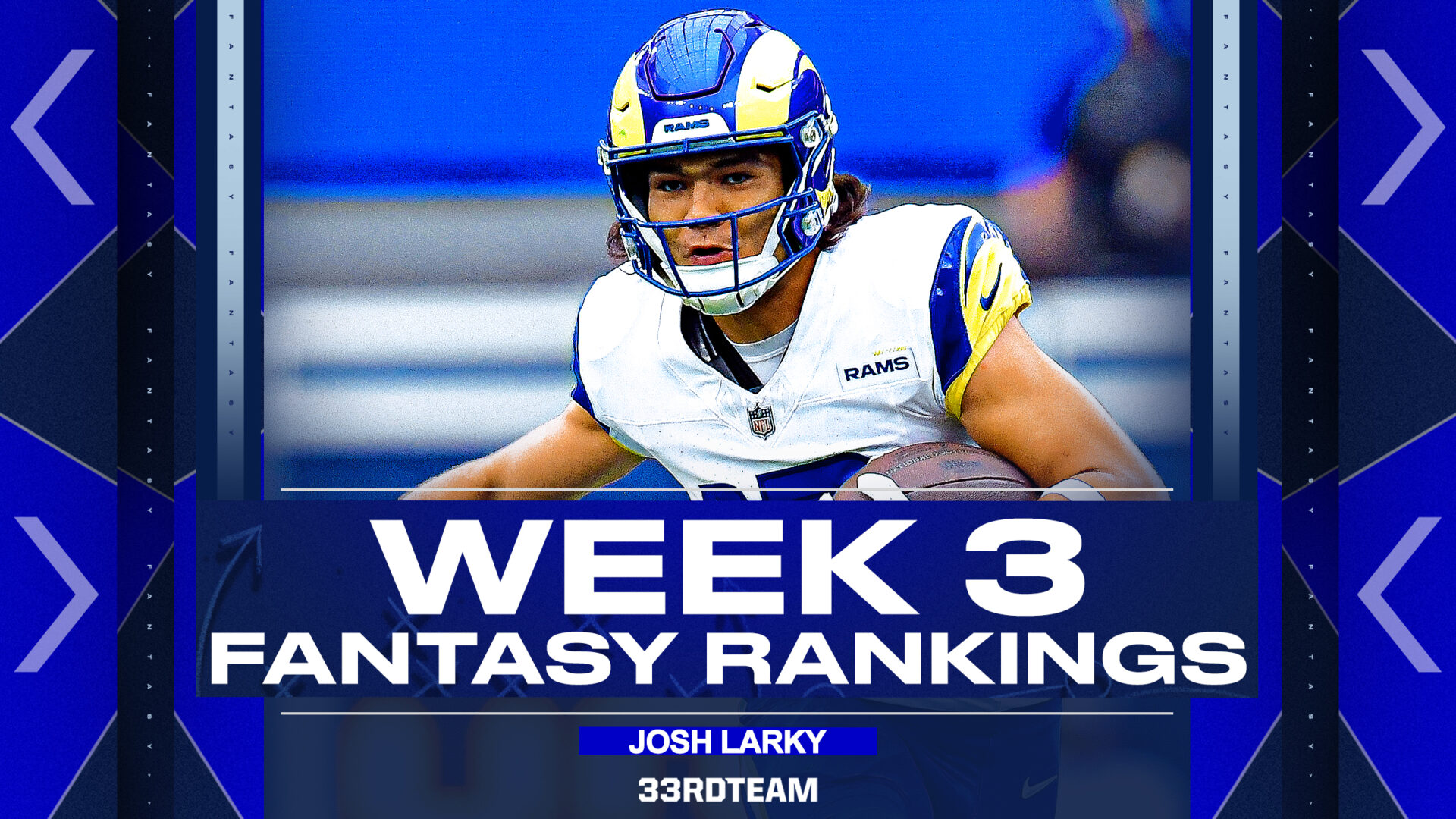 Week 3 Fantasy Football Rankings Feature Josh Allen and Tony