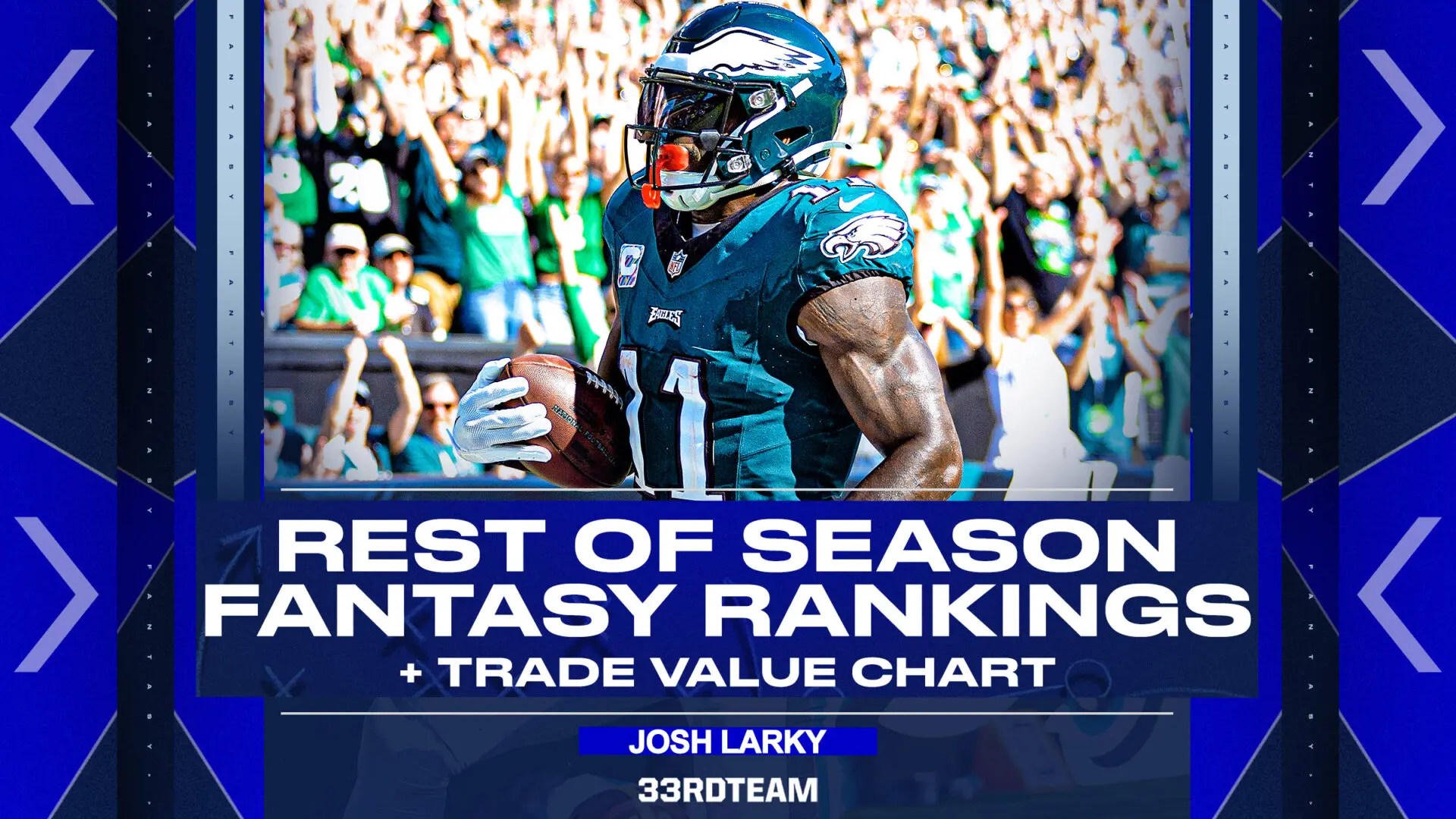 Rest of NFL Season Fantasy Football Rankings, Trade Value Chart