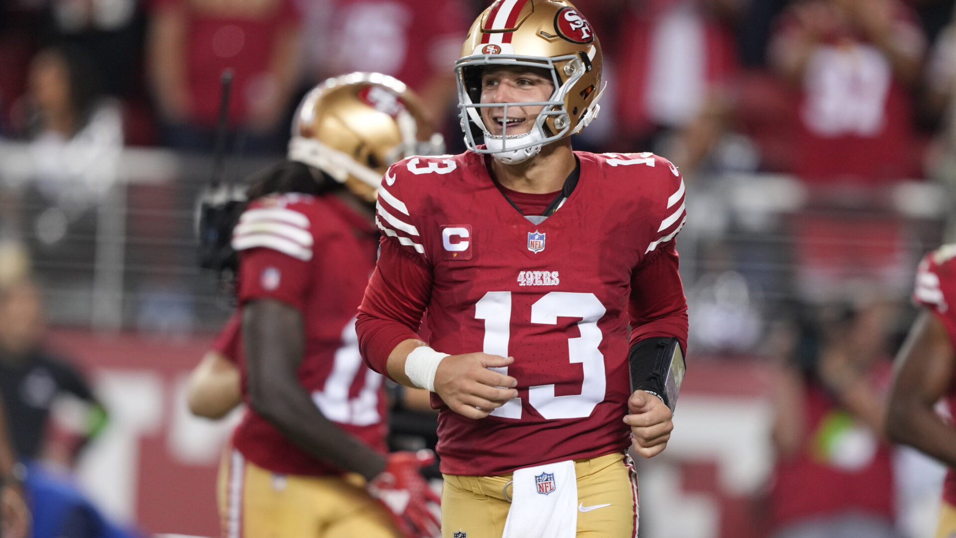 San Francisco 49ers quarterback Brock Purdy