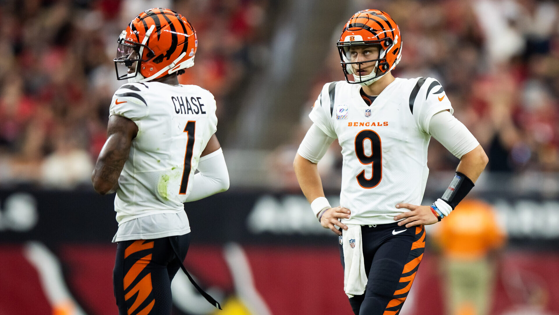 Cincinnati Bengals quarterback Joe Burrow and wide receiver Ja'Marr Chase