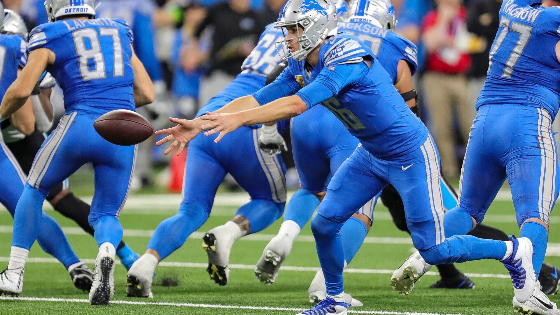 Lions quarterback Jared Goff