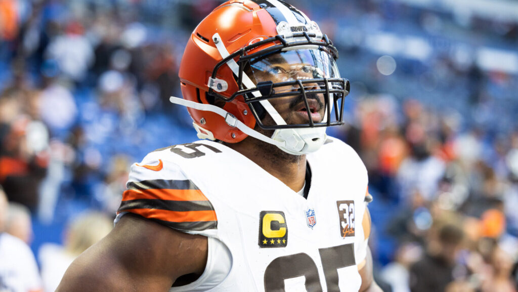 Cleveland Browns defensive end Myles Garrett