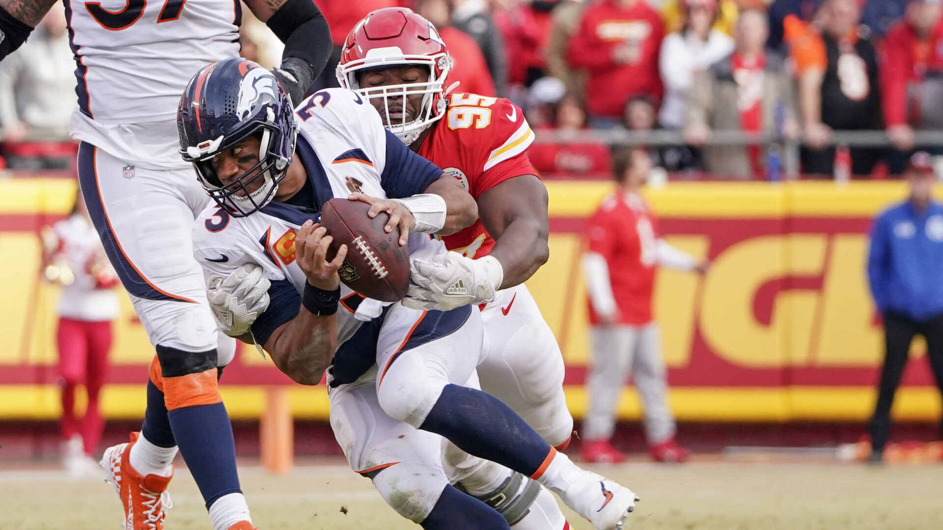 Russell Wilson Denver Broncos, Chris Jones Kansas City Chiefs