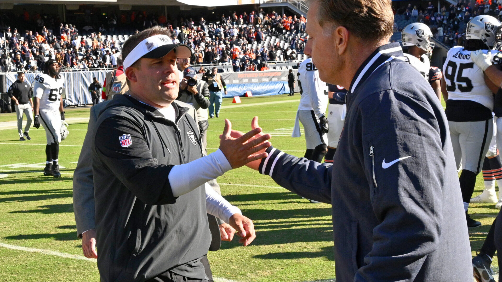 Las Vegas Raiders head coach Josh McDaniels