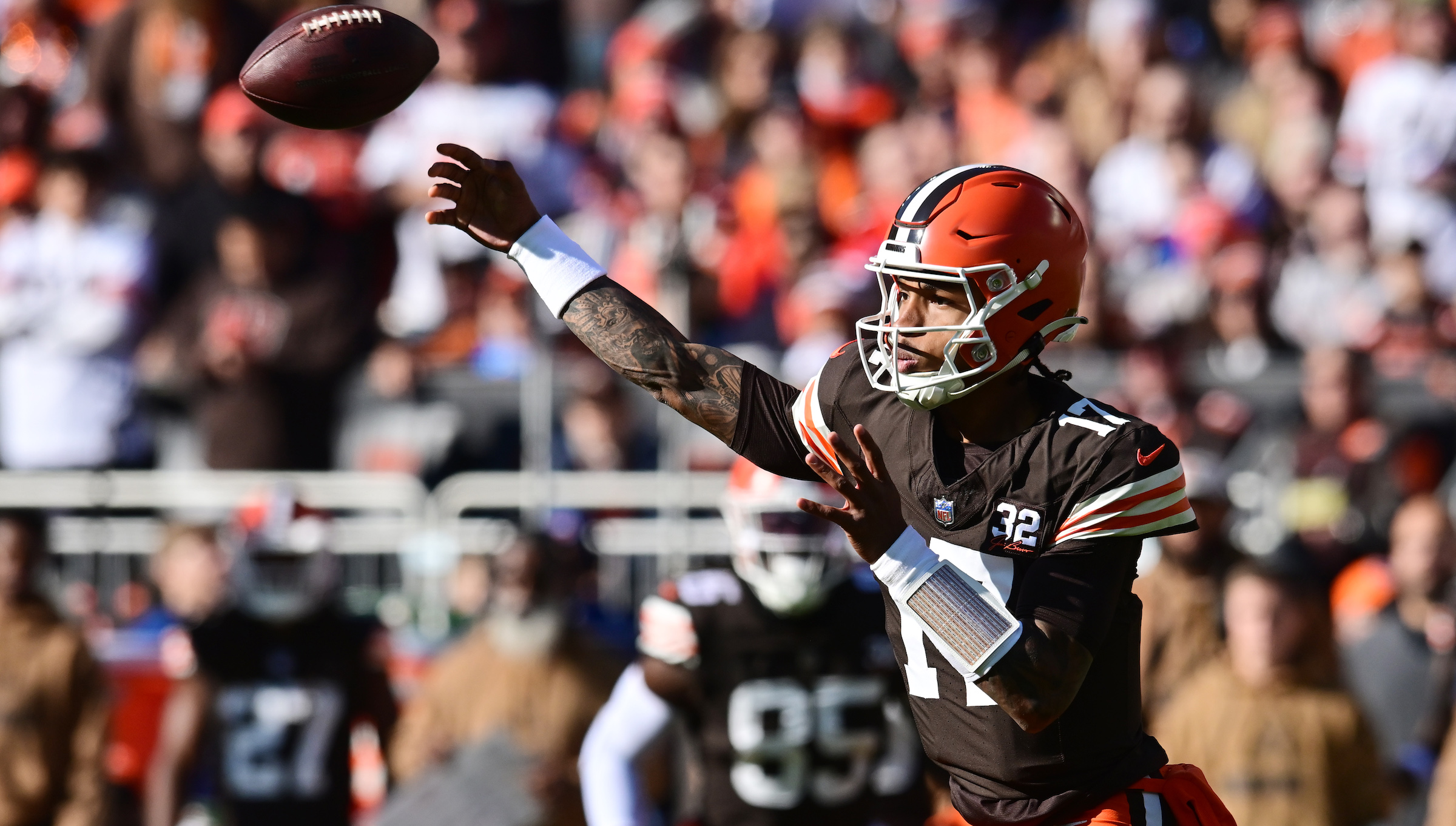 Cleveland Browns rookie quarterback Dorian Thompson-Robinson