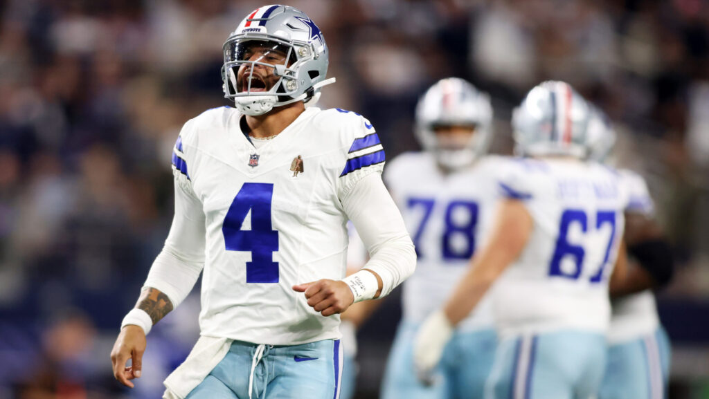 Dak Prescott celebrates vs. New York Giants