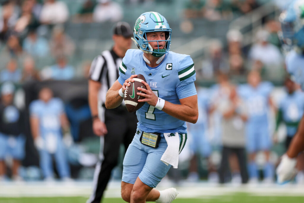 Tulane QB Michael Pratt looks to pass