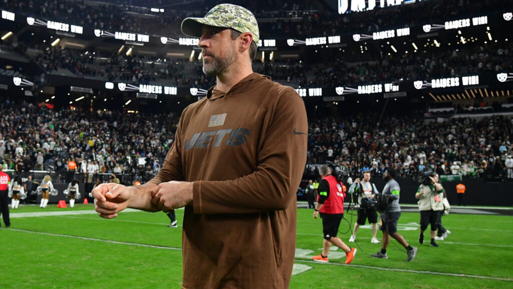 New York Jets quarterback Aaron Rodgers