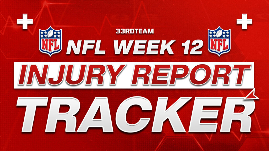 Week 12 Injury Report Tracker