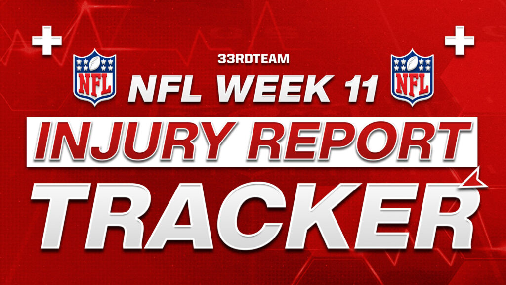 NFL Week 11 Injury Report