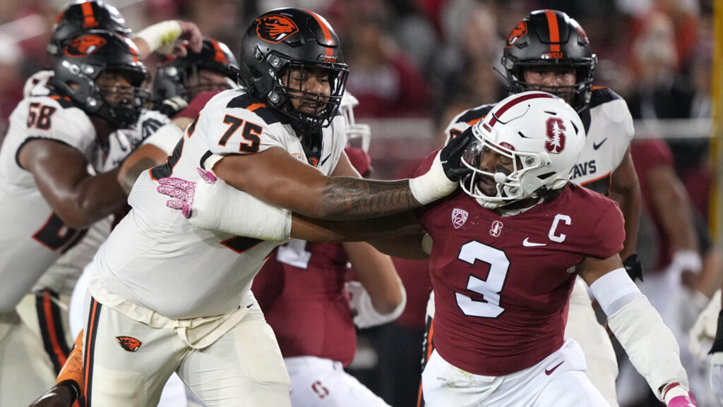 Oregon State tackle Taliese Fuaga