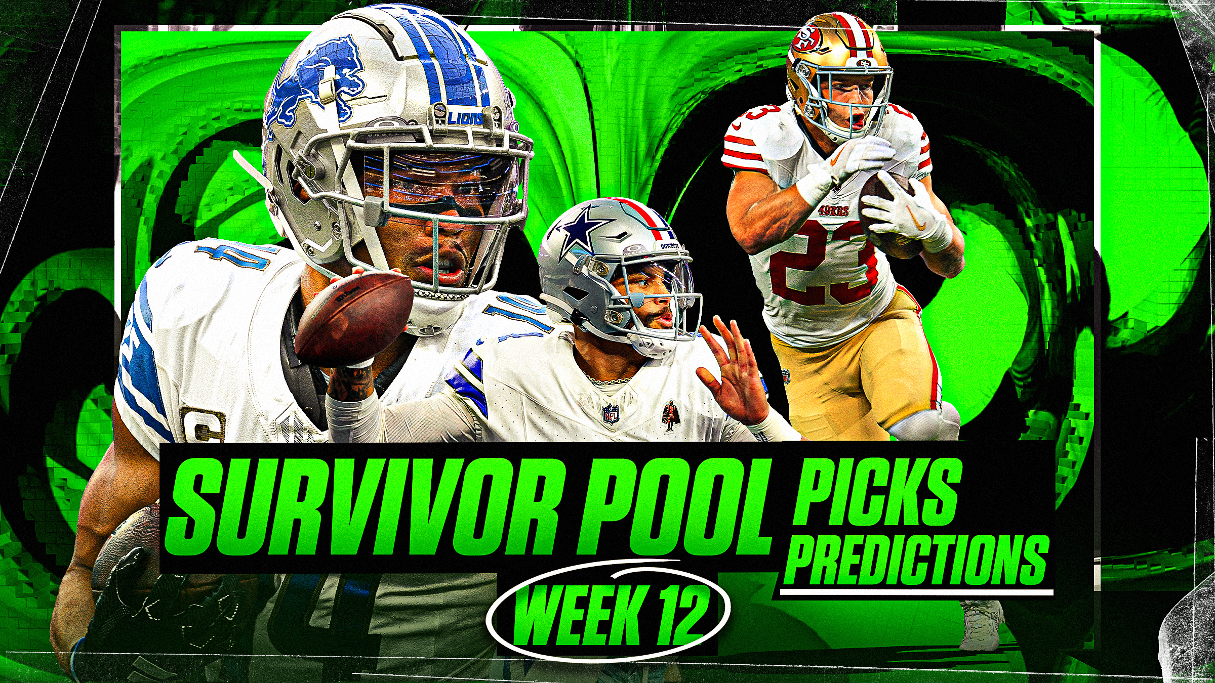 Survivor Pool Amon-Ra St. Brown Dak Prescott Christian McCaffrey