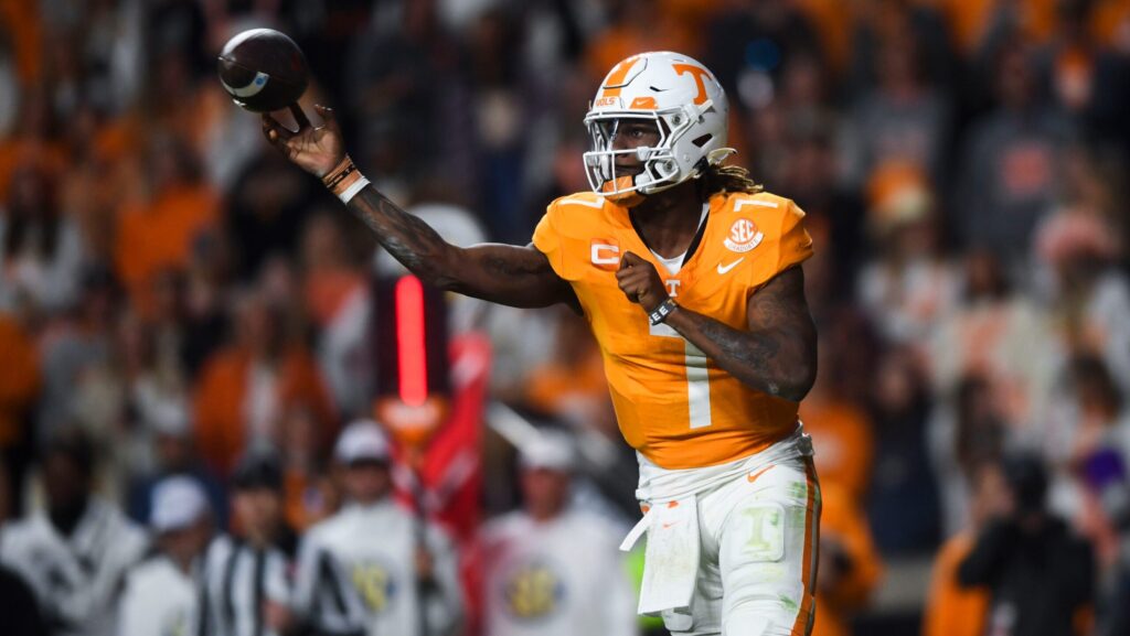 University of Tennessee quarterback Joe Milton III