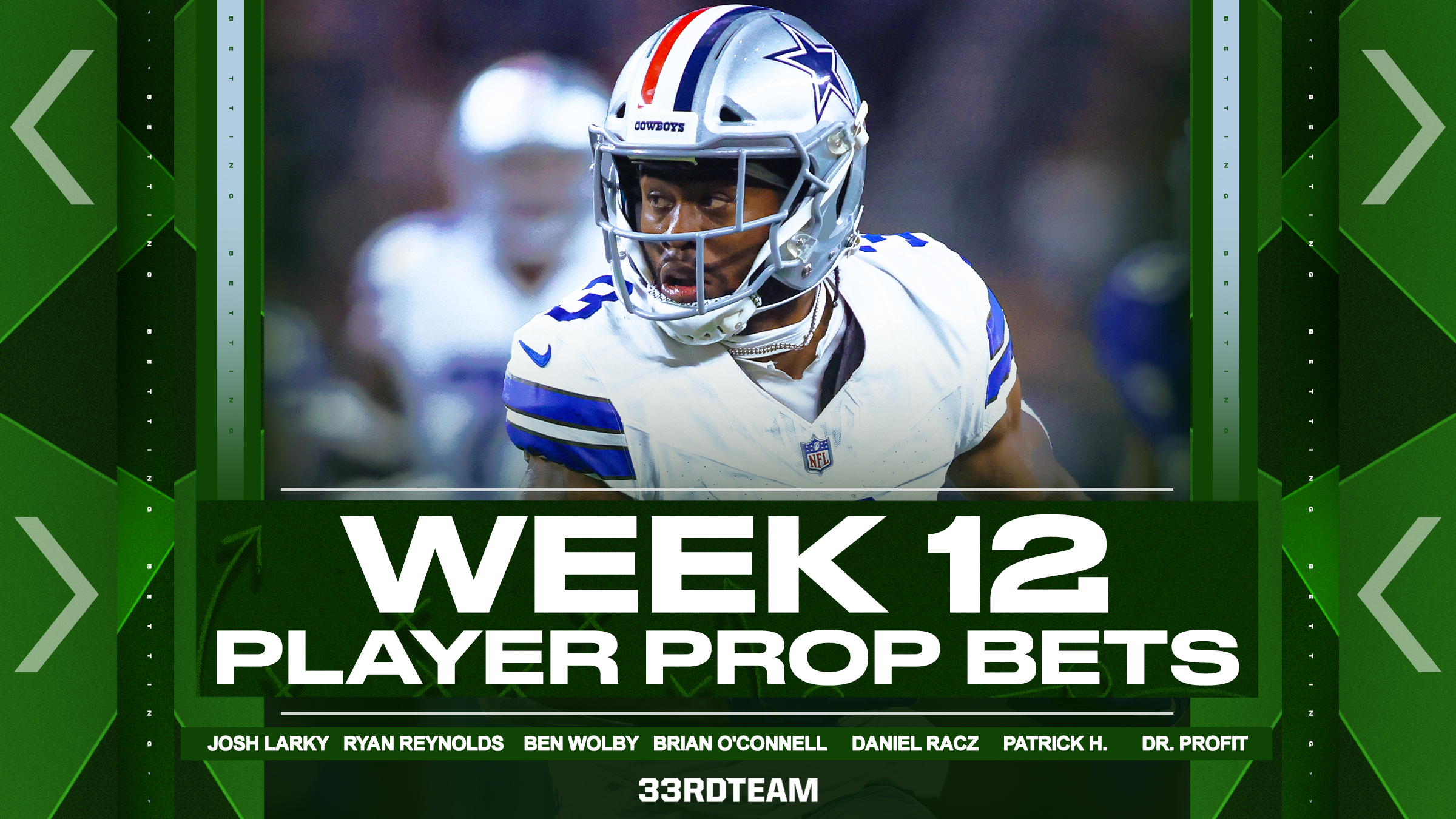 Week 12 Player Prop Bets