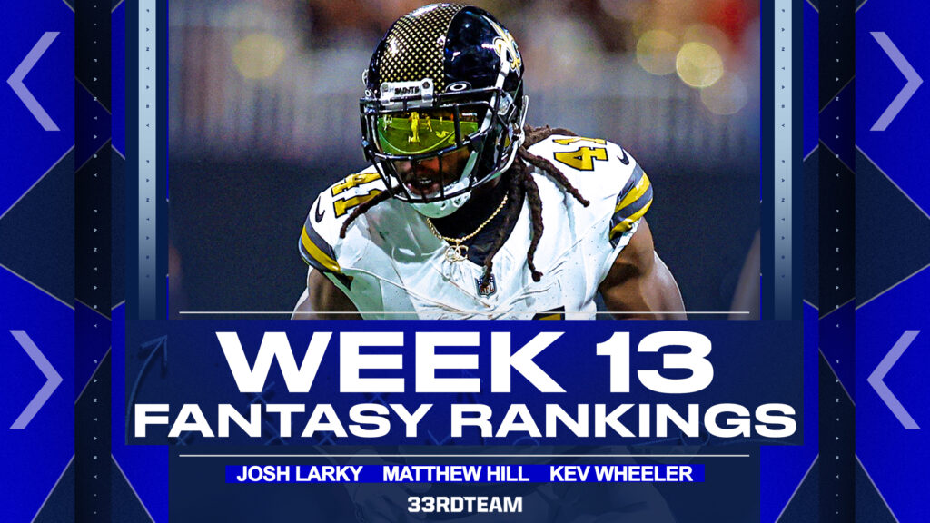 2023 NFL Week 13 Fantasy Football Rankings