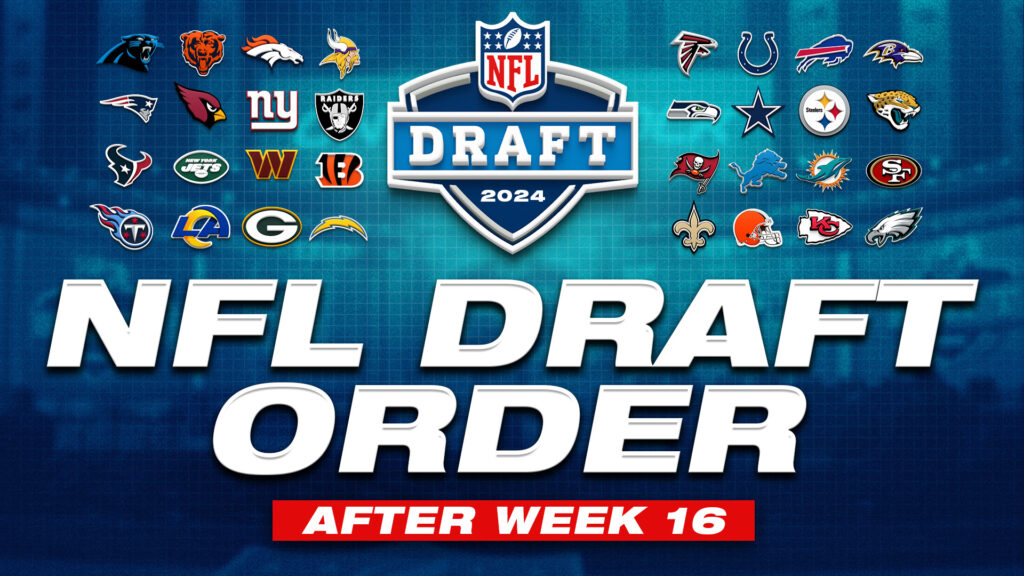2024 NFL Draft Order after Week 16