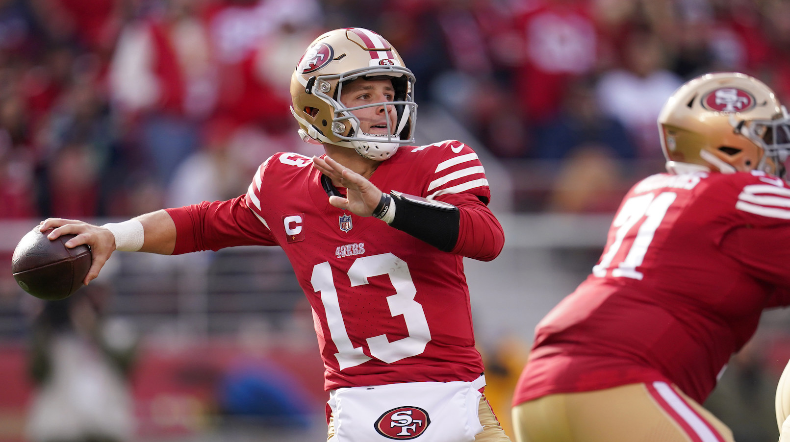 San Francisco 49ers quarterback Brock Purdy