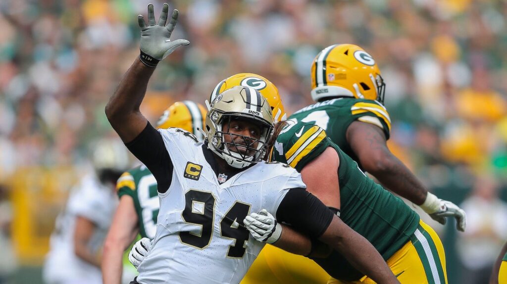 New Orleans Saints defensive end Cam Jordan
