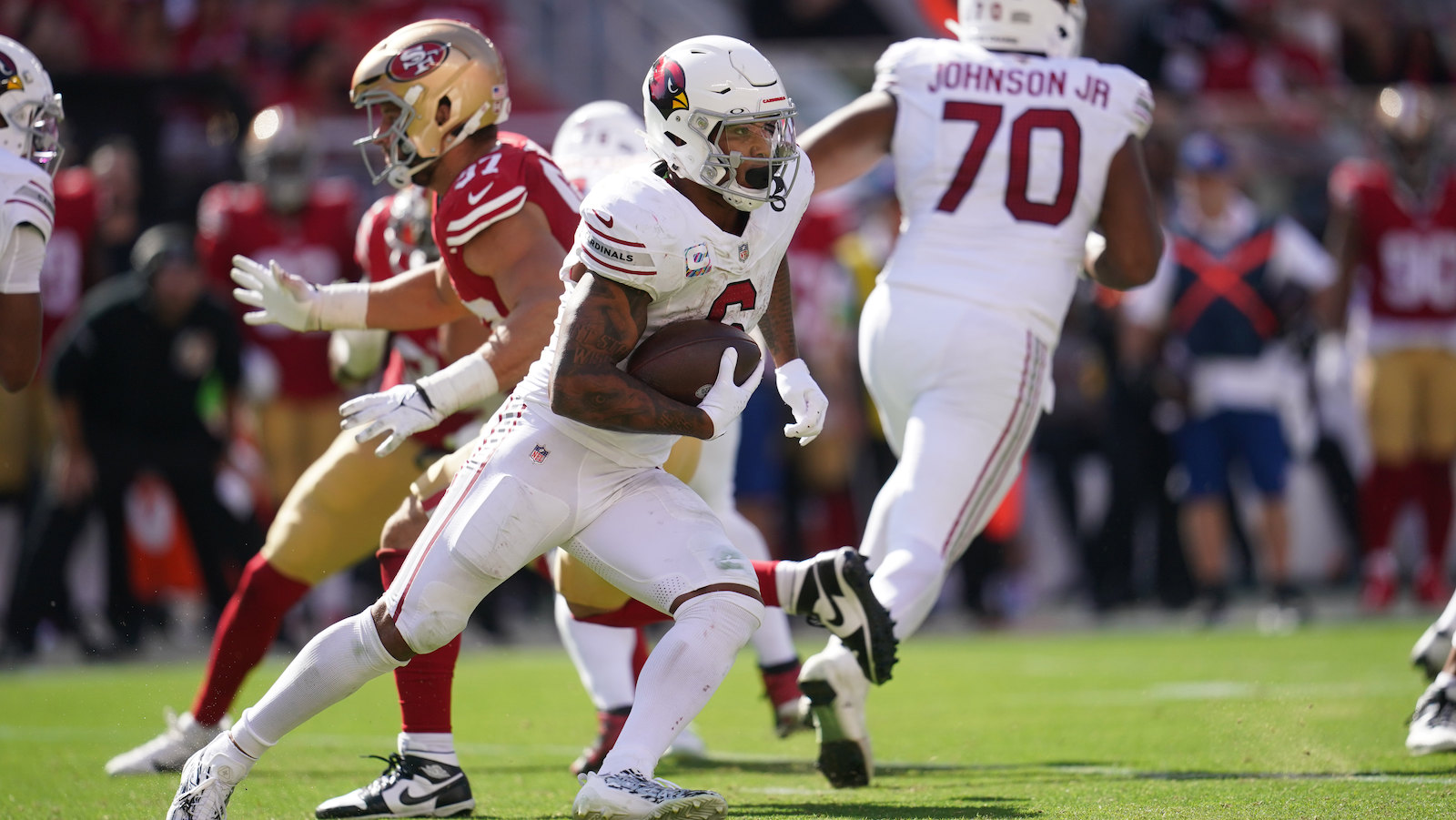 Arizona Cardinals running back James Conner