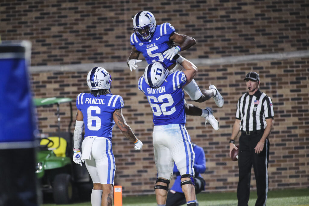 Duke OL Graham Barton