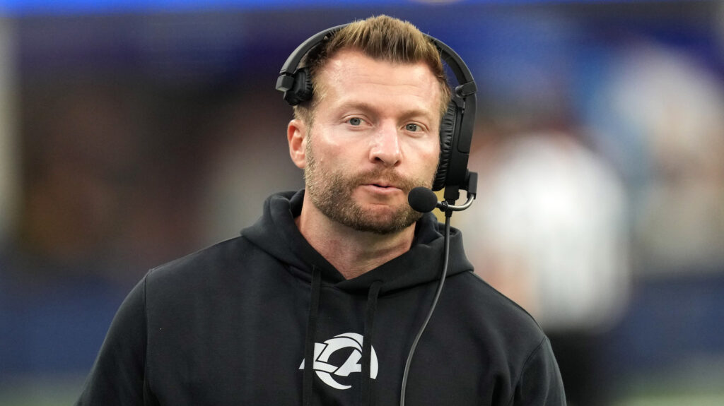 Los Angeles Rams coach Sean McVay