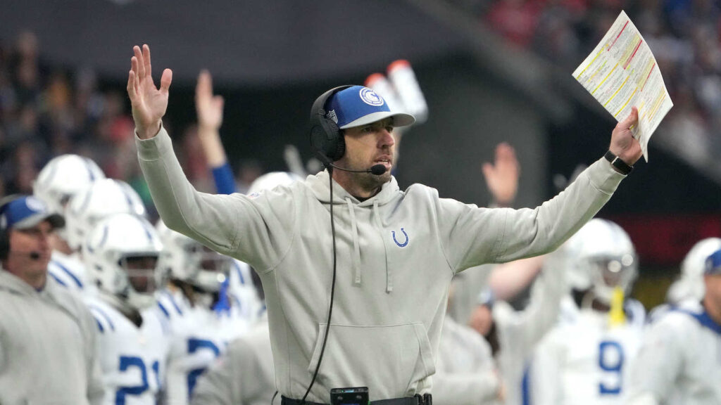 Indianapolis Colts coach Shane Steichen