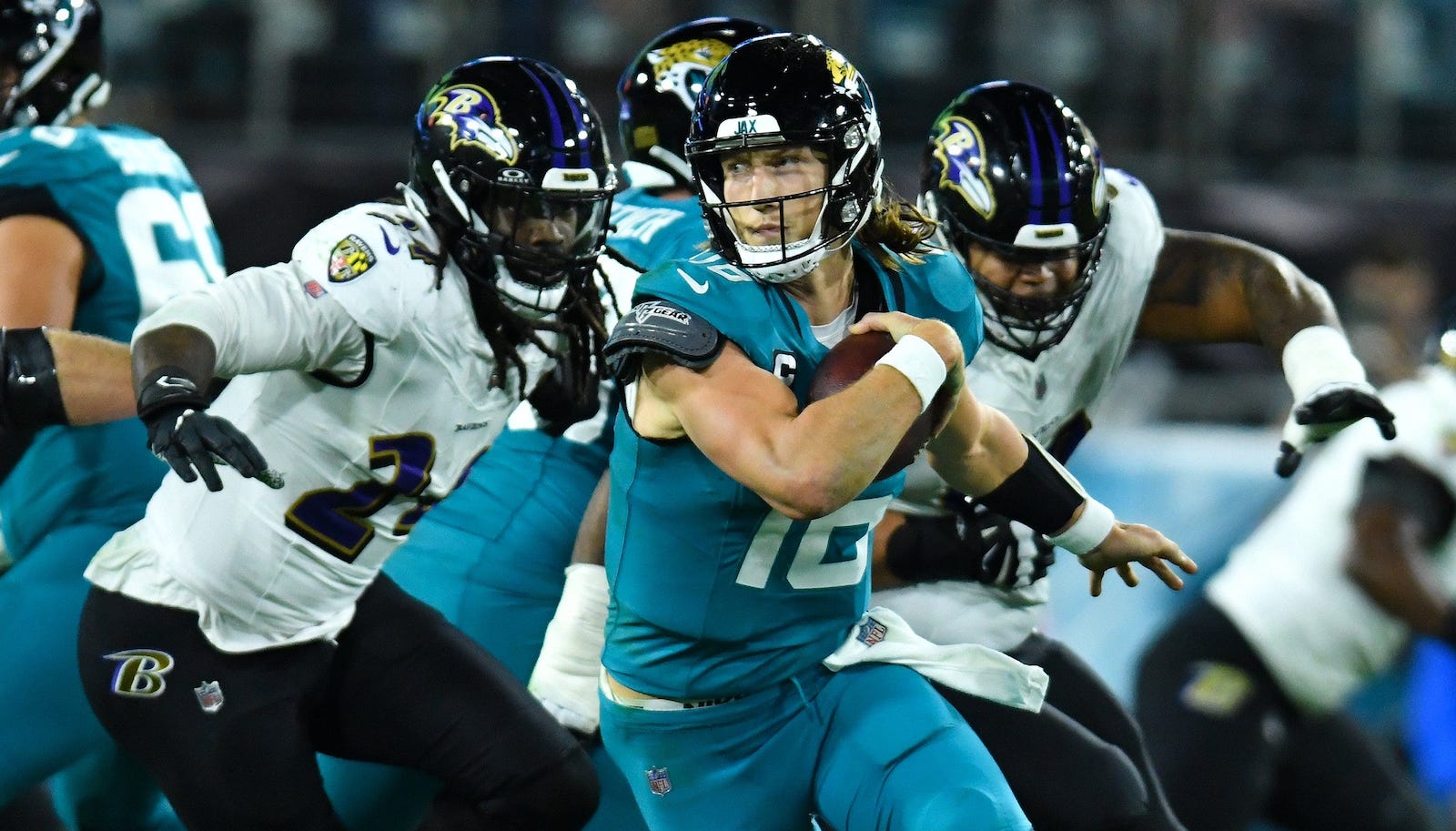 Jacksonville Jaguars quarterback Trevor Lawrence