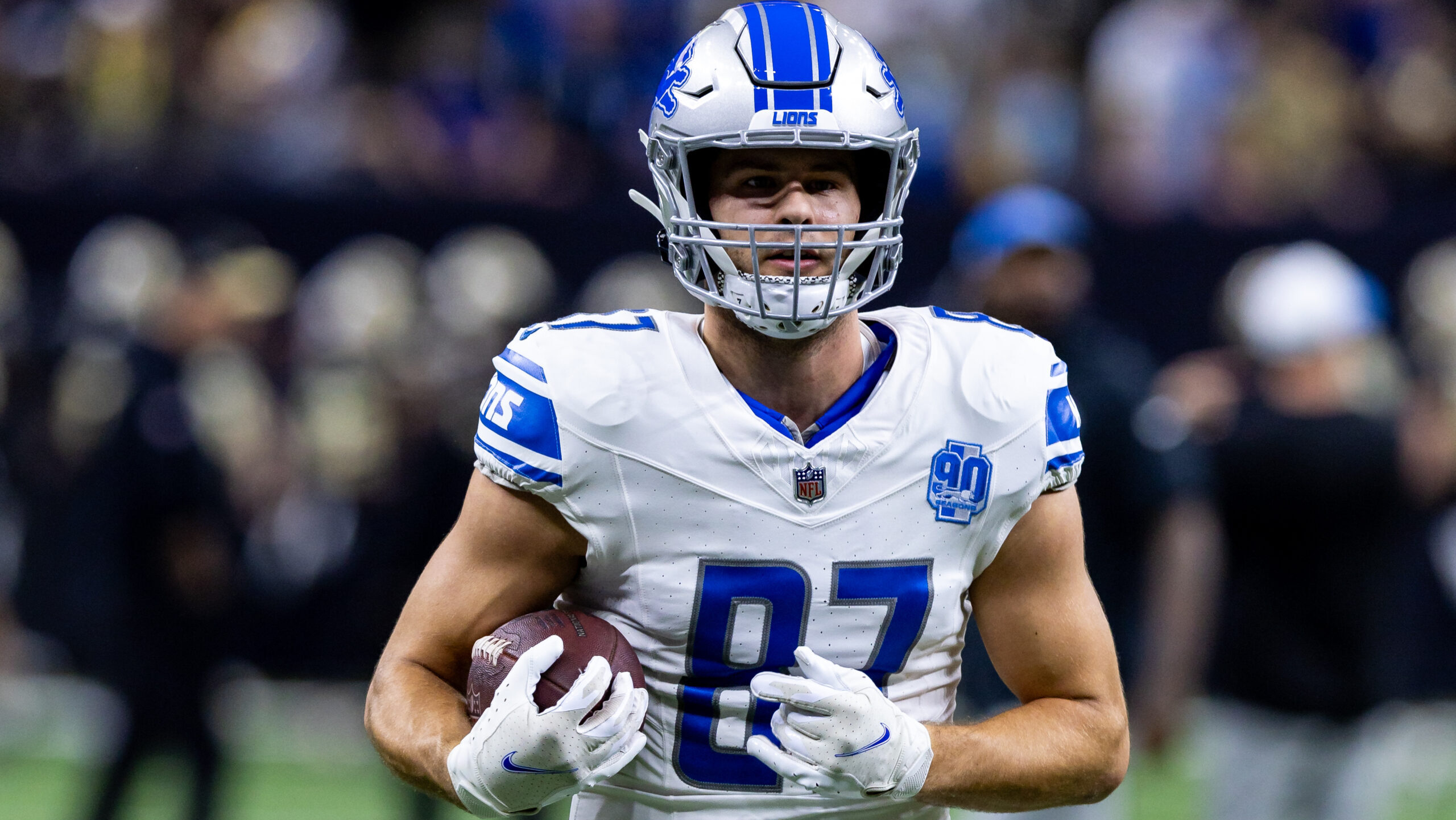 Detroit Lions tight end Sam LaPorta