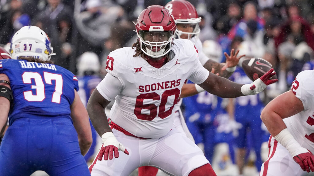 Tyler Guton blocks vs. Kansas