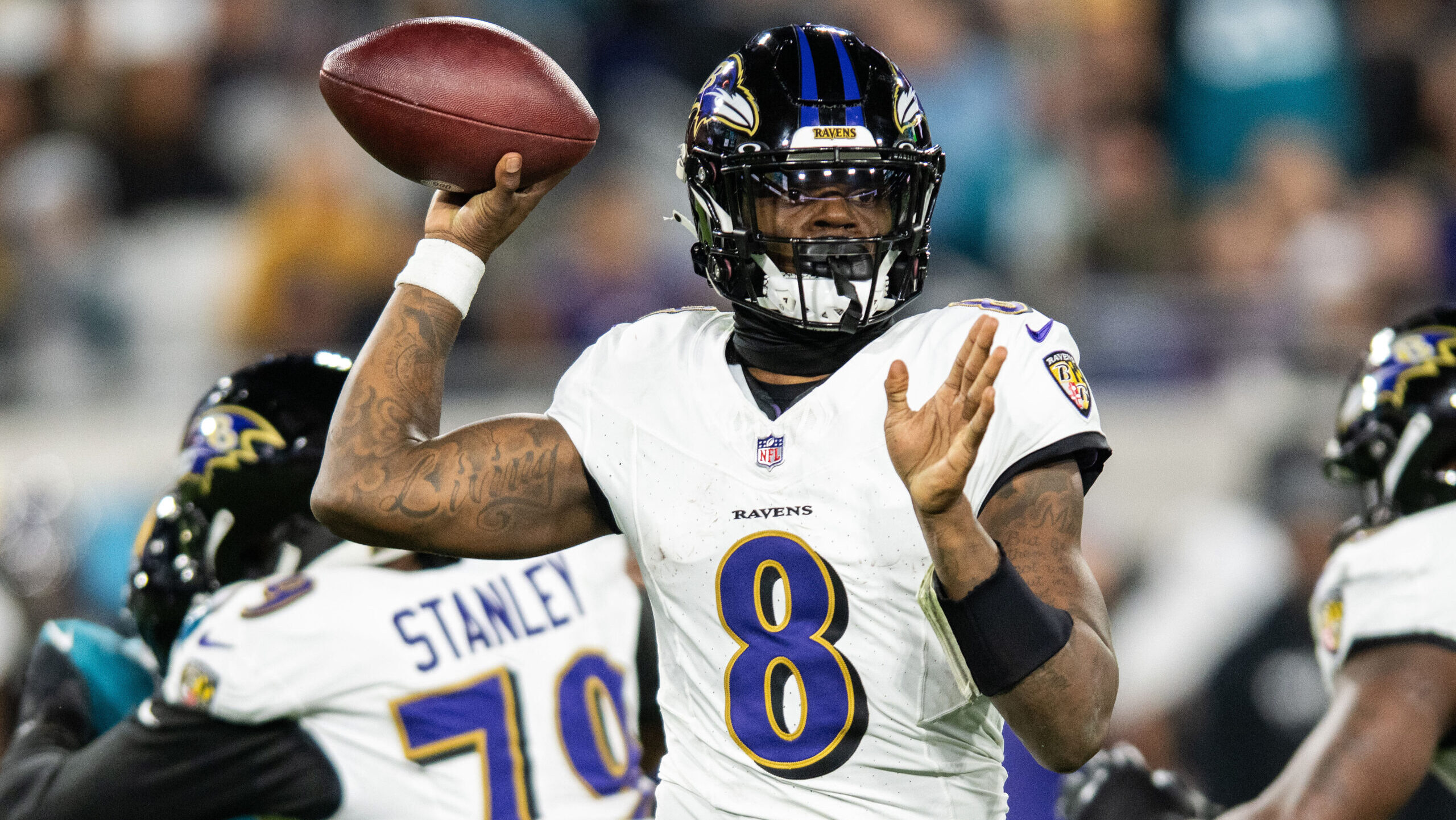 Baltimore Ravens quarterback Lamar Jackson