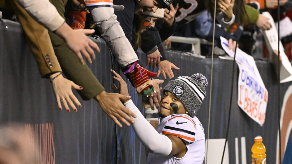 Chicago Bears quarterback Justin Fields