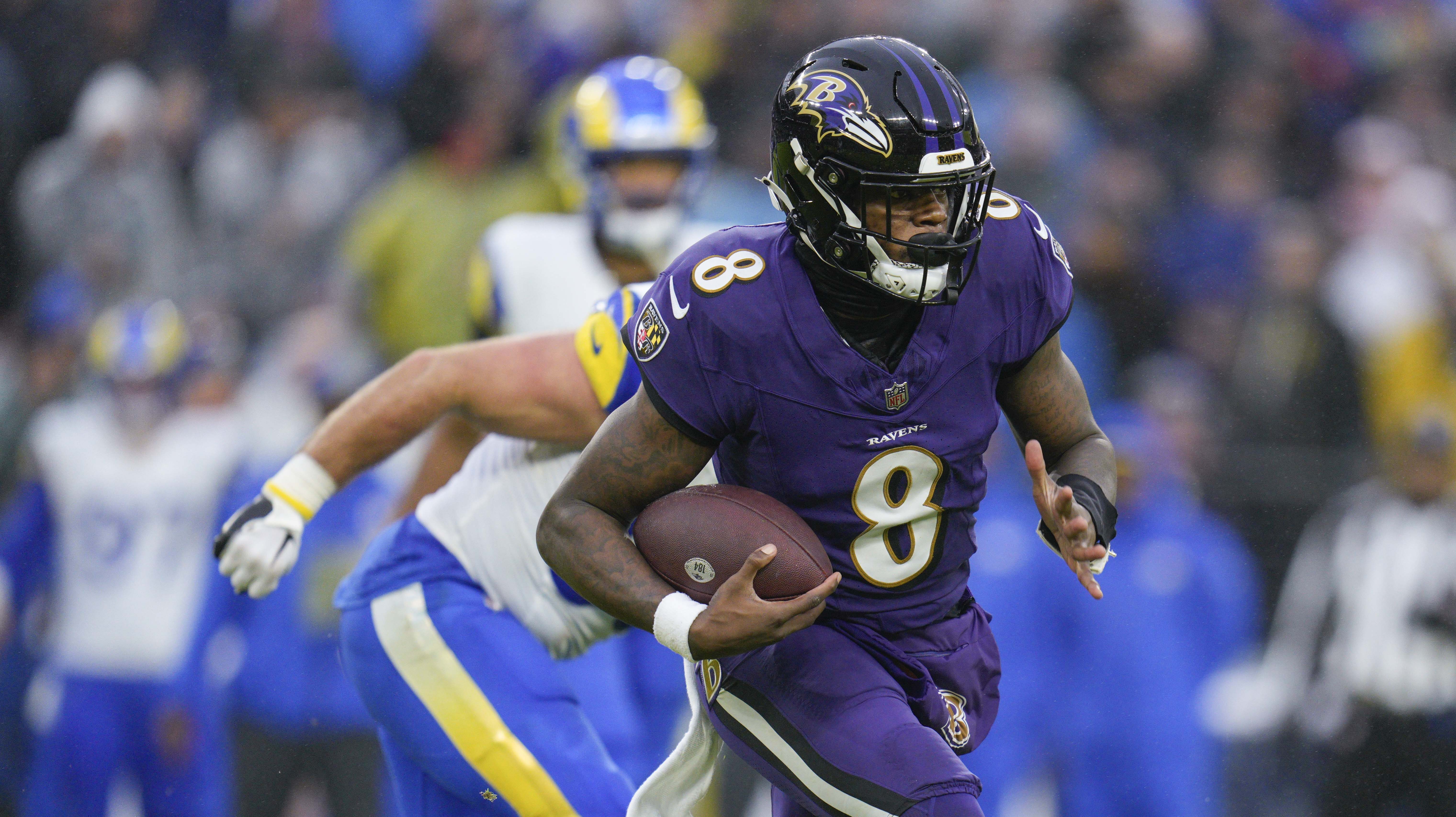 Baltimore Ravens quarterback Lamar Jackson