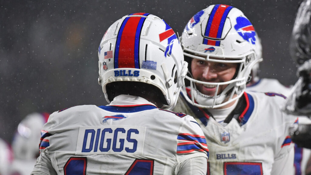 Buffalo Bills quarterback Josh Allen and wide receiver Stefon Diggs