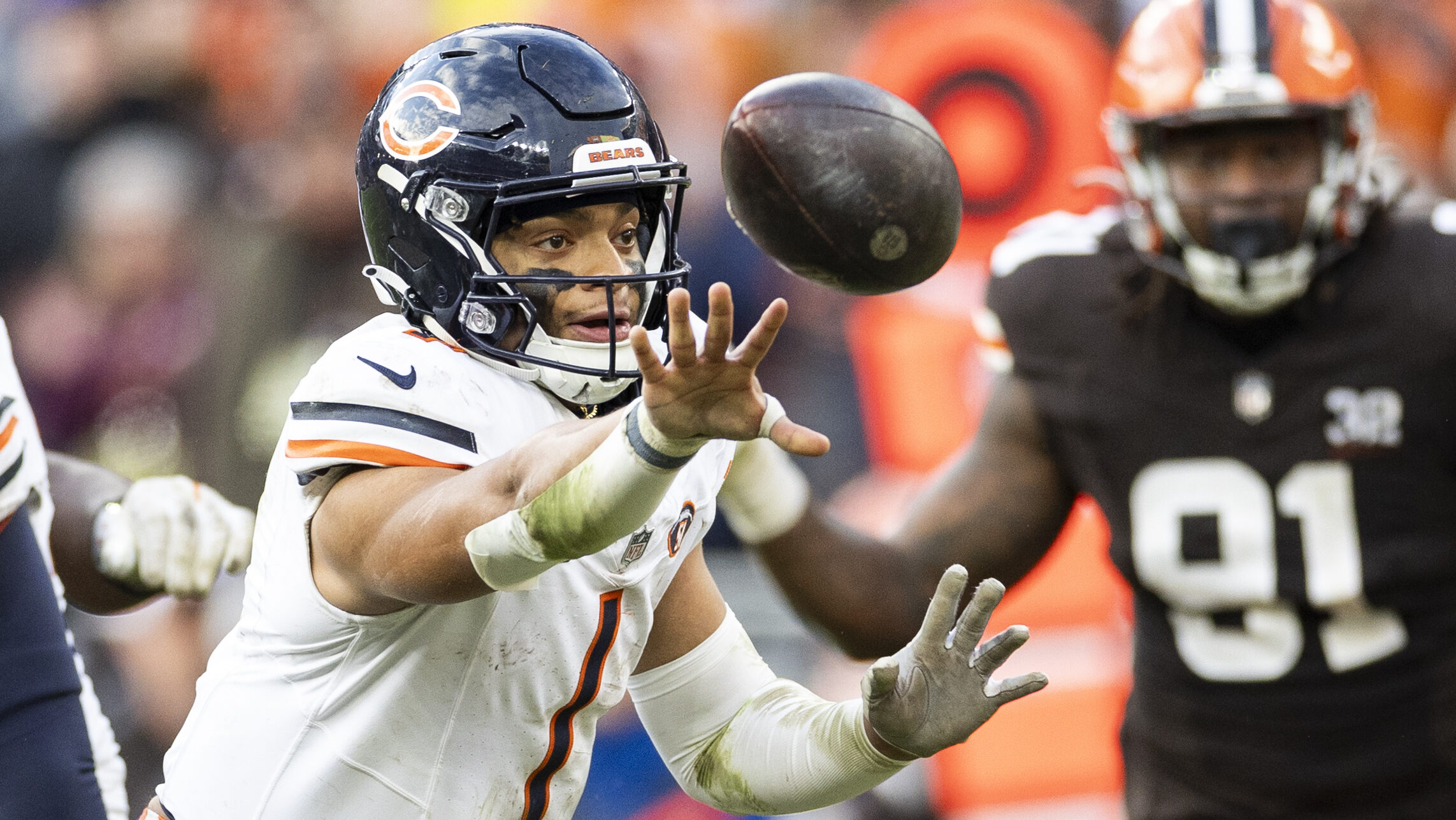 Chicago Bears quarterback Justin Fields